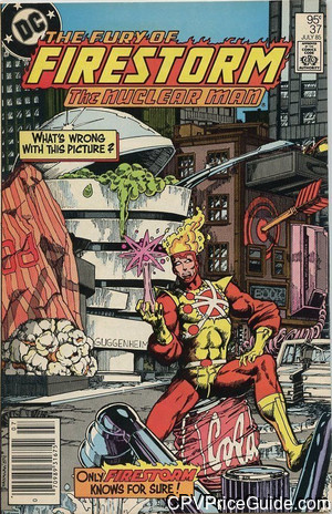 Fury of Firestorm #37 95¢ Canadian Price Variant Comic Book Picture