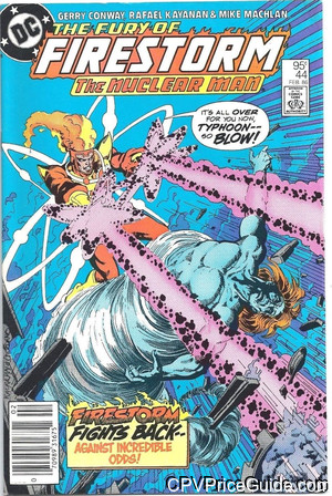 Fury of Firestorm #44 95¢ Canadian Price Variant Comic Book Picture
