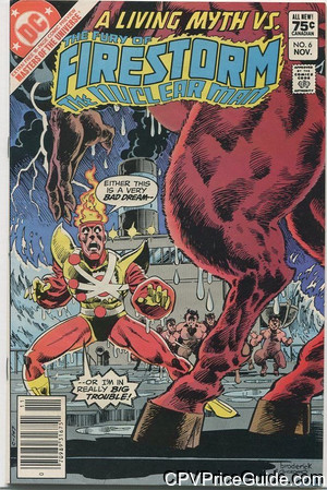 Fury of Firestorm #6 75¢ Canadian Price Variant Comic Book Picture