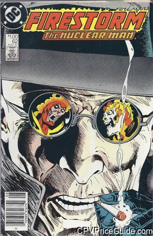 Fury of Firestorm #62 $1.00 Canadian Price Variant Comic Book Picture