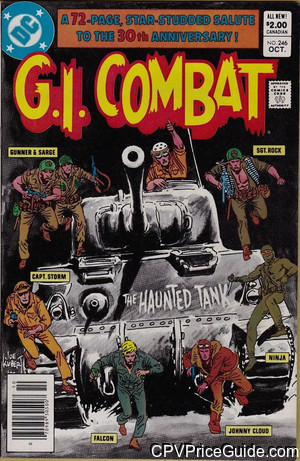 G.I. Combat #246 $2.00 CPV Comic Book Picture