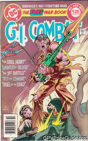 G.I. Combat #258 $1.25 CPV Comic Book Picture