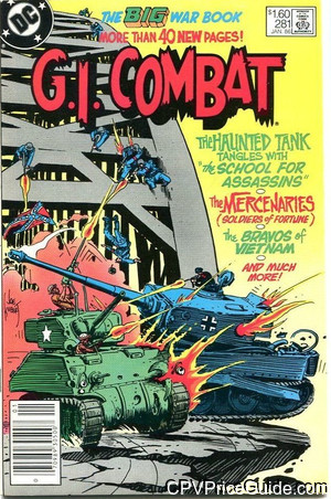 G.I. Combat #281 $1.60 Canadian Price Variant Comic Book Picture