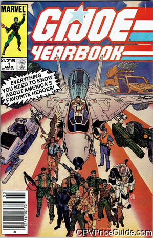 G.I. Joe, a Real American Hero Yearbook #1 $1.75 CPV Comic Book Picture