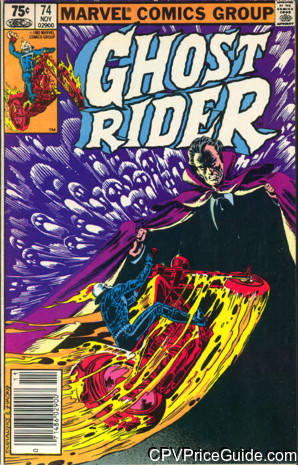 Ghost Rider #74 75¢ CPV Comic Book Picture
