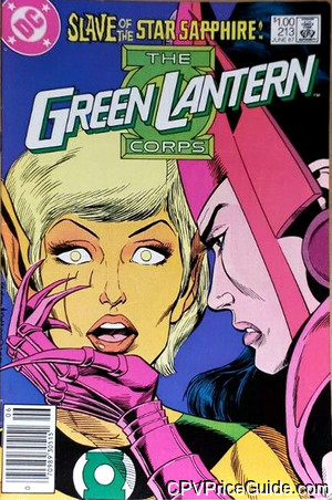 Green Lantern Corps #213 $1.00 Canadian Price Variant Comic Book Picture