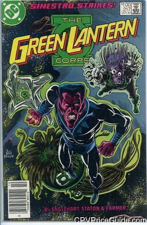 Green Lantern Corps #217 $1.00 Canadian Price Variant Comic Book Picture