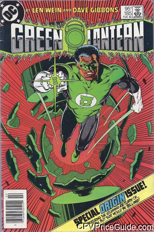 Green Lantern #185 95¢ CPV Comic Book Picture