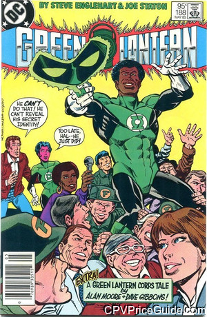 Green Lantern #188 95¢ Canadian Price Variant Comic Book Picture