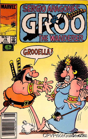Groo the Wanderer #18 95¢ Canadian Price Variant Comic Book Picture