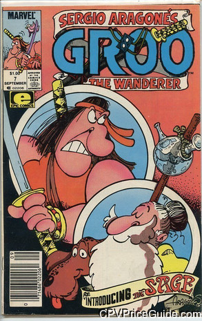 Groo the Wanderer #7 $1.00 CPV Comic Book Picture