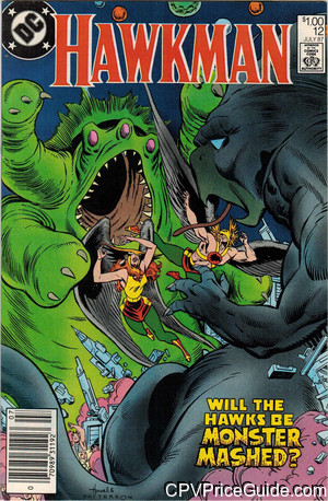 Hawkman #12 $1.00 CPV Comic Book Picture