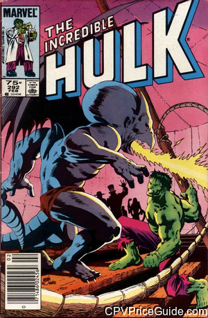 Incredible Hulk #292 75¢ Canadian Price Variant Comic Book Picture
