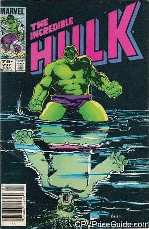 Incredible Hulk #297 75¢ CPV Comic Book Picture