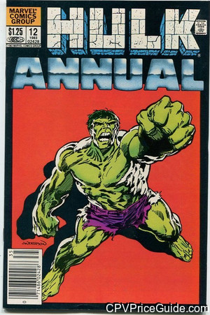 Incredible Hulk Annual #12 $1.25 Canadian Price Variant Comic Book Picture