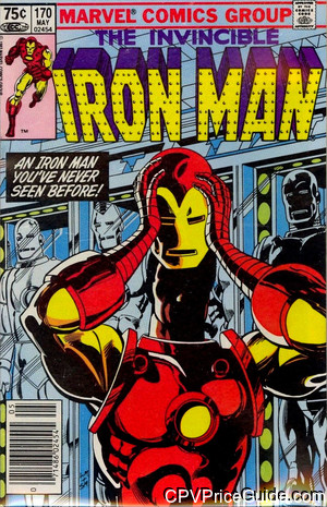 Iron Man #170 75¢ Canadian Price Variant Comic Book Picture