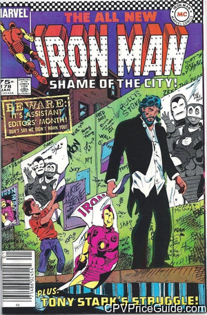 Iron Man #178 75¢ Canadian Price Variant Comic Book Picture