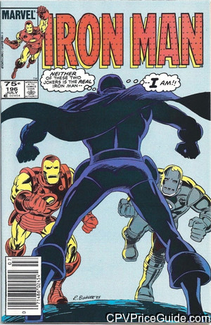 Iron Man #196 75¢ CPV Comic Book Picture