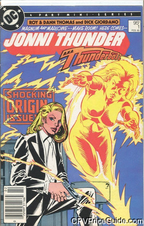 Jonni Thunder #1 95¢ CPV Comic Book Picture