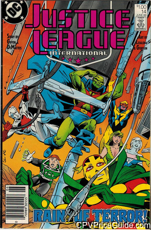Justice League International #14 $1.00 Canadian Price Variant Comic Book Picture