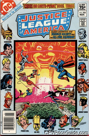 Justice League of America #208 75¢ Canadian Price Variant Comic Book Picture