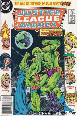 Justice League of America #230 95¢ CPV Comic Book Picture