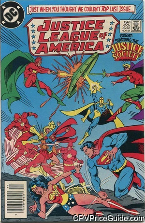 Justice League of America #232 95¢ Canadian Price Variant Comic Book Picture