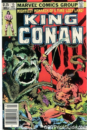 King Conan #15 $1.25 Canadian Price Variant Comic Book Picture