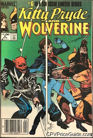 Kitty Pryde and Wolverine #6 $1.00 Canadian Price Variant Comic Book Picture