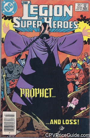 Legion of Super-Heroes #309 95¢ CPV Comic Book Picture