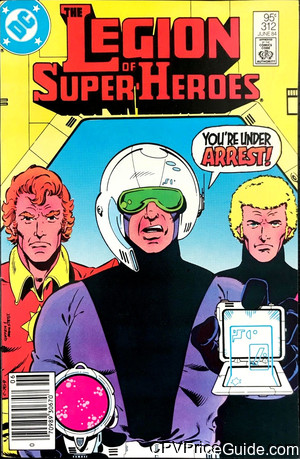 Legion of Super-Heroes #312 95¢ Canadian Price Variant Comic Book Picture