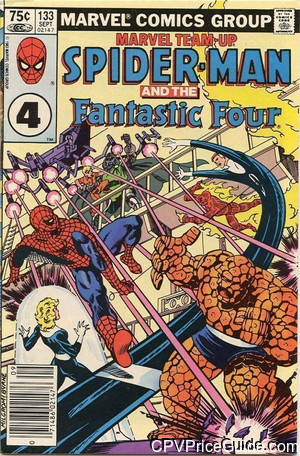 Marvel Team-Up #133 75¢ Canadian Price Variant Comic Book Picture