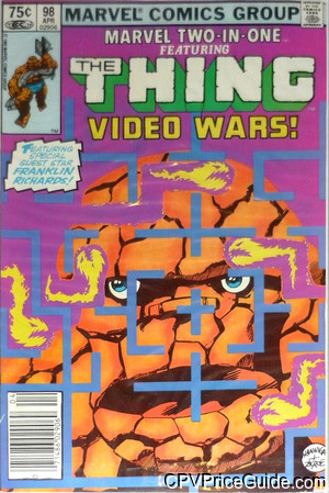 Marvel Two-In-One #98 75¢ CPV Comic Book Picture
