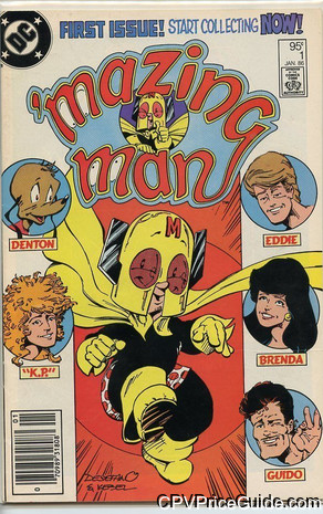 'mazing Man #1 95¢ CPV Comic Book Picture
