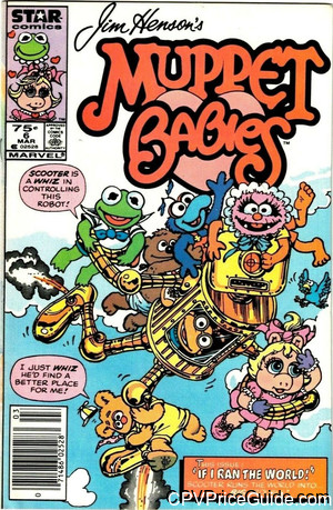 Muppet Babies #6 75¢ Canadian Price Variant Comic Book Picture