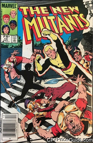 New Mutants #10 75¢ Canadian Price Variant Comic Book Picture