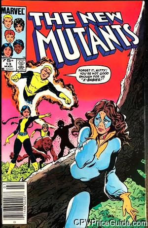New Mutants #13 75¢ Canadian Price Variant Comic Book Picture