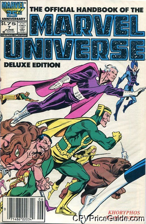 official handbook of the marvel universe vol 2 7 cpv canadian price variant image