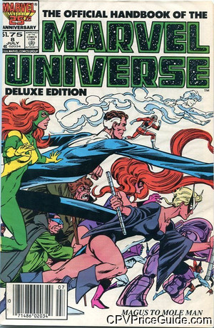 Official Handbook of the Marvel Universe Vol 2 #8 $1.75 CPV Comic Book Picture