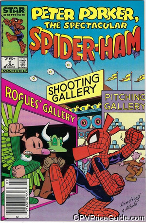 Peter Porker the Spectacular Spider-Ham #2 75¢ Canadian Price Variant Comic Book Picture