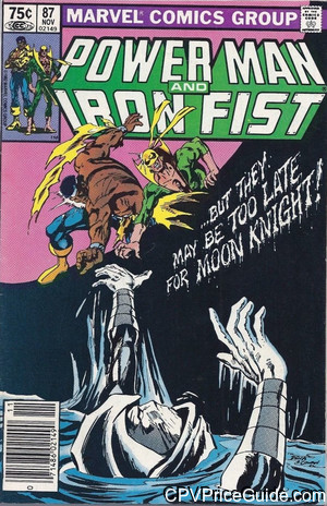 Power Man and Iron Fist #87 75¢ CPV Comic Book Picture