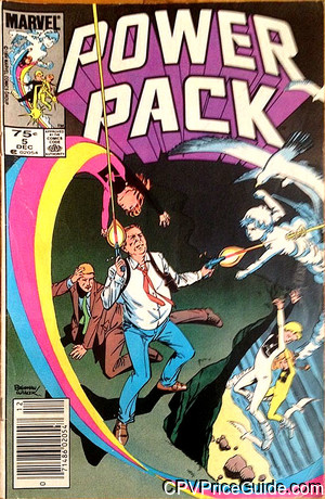 Power Pack #5 75¢ CPV Comic Book Picture