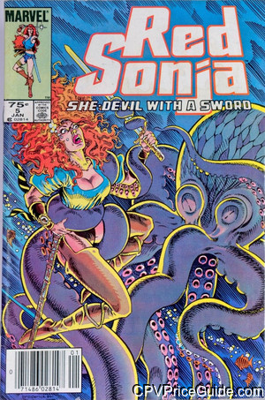 Red Sonja #5 75¢ Canadian Price Variant Comic Book Picture