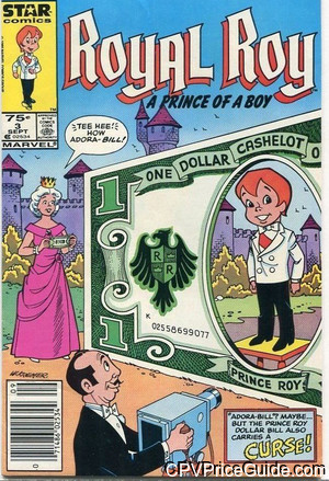 Royal Roy #3 75¢ CPV Comic Book Picture
