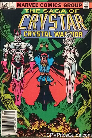 Saga of Crystar #3 75¢ Canadian Price Variant Comic Book Picture
