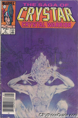 Saga of Crystar #5 75¢ Canadian Price Variant Comic Book Picture