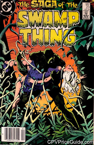 Saga of the Swamp Thing #23 95¢ Canadian Price Variant Comic Book Picture