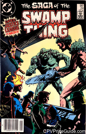Saga of the Swamp Thing #24 95¢ CPV Comic Book Picture