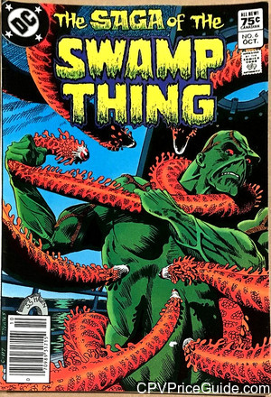 Saga of the Swamp Thing #6 75¢ CPV Comic Book Picture
