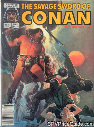 Savage Sword of Conan #116 $1.75 Canadian Price Variant Comic Book Picture